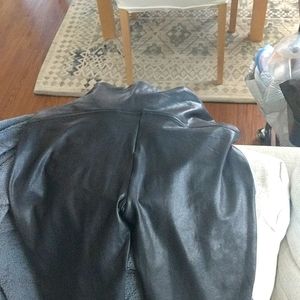 Spanx Faux Leather Leggings Size XL